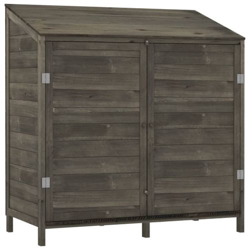 Vidaxl Remise De Jardin Anthracite 102x52x112 Cm Bois De Sapin Solide