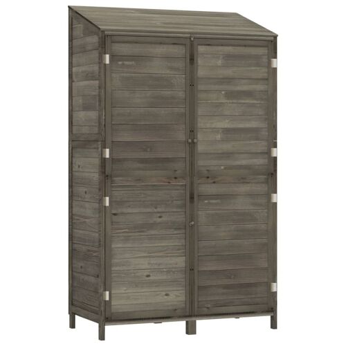 Vidaxl Remise De Jardin Anthracite 102x52x174,5cm Bois De Sapin Solide
