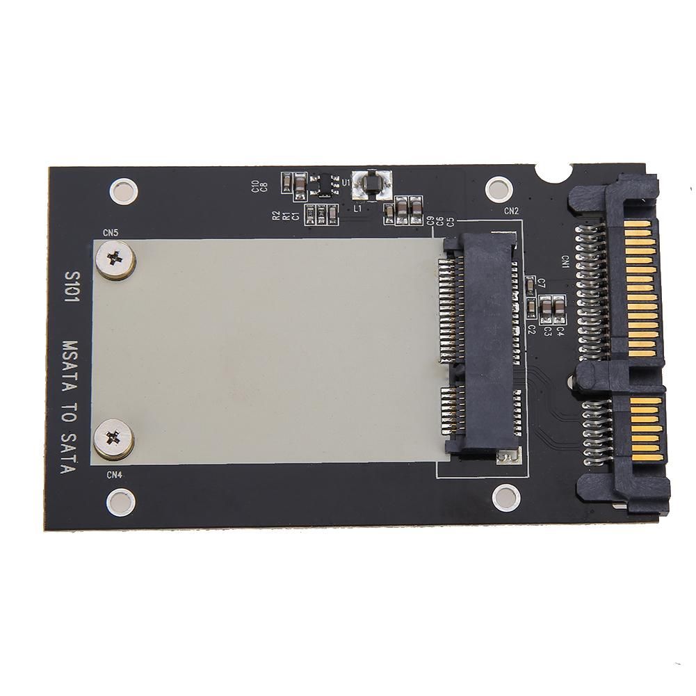 Carte Adaptateur Universel Msata Mini Ssd À Sata 2.5 Pouces, 22 Broches, Convertisseur Pour Windows 2000/Xp/7/8/10/Vista Linux Mac 10 Os, Nouveau