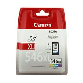 Canon CL-546XL - 13 ml - à rendement élevé - couleur (cyan, magenta, jaune) - originale - coque avec sécurité - cartouche d'encre - pour Pixma iP2850, MG2450, MG2550, MG2555, MG2950, MG3050...