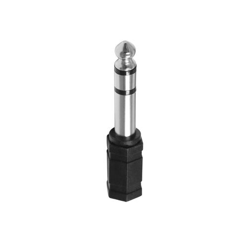 Accsup Adaptateur audio Jack stéréo 3,5 Mâle vers Jack 6,35 Femelle