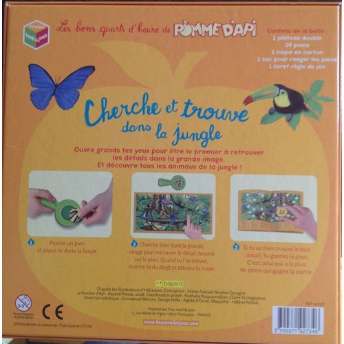 Cherche Et Trouve Dans La Jungle / Les Bons Quarts D'heure De Pomme D'api