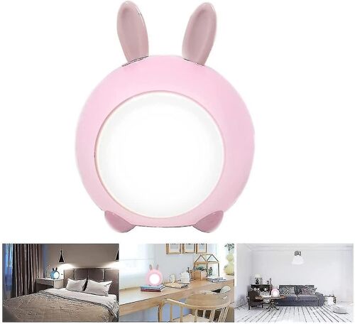 Petite Veilleuse Led Trois Vitesses Gradation Nuit Alimentation Lumière Usb Rechargeable Chambre Lampe De Chevet Tactile
