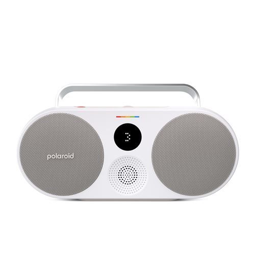 Enceinte Bluetooth Polaroid Music Player 3 gris et blanc