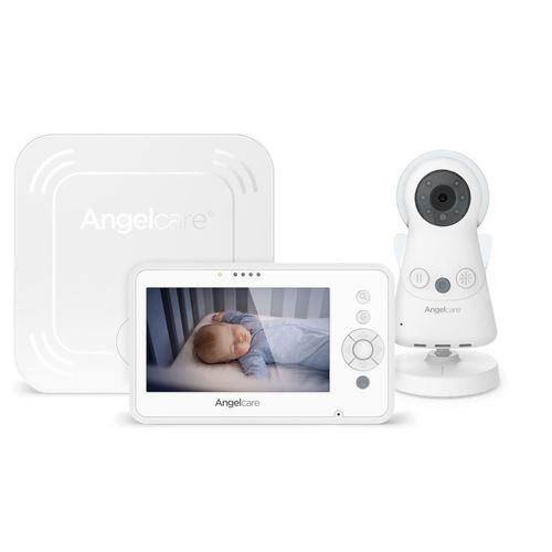 Babyphone Vidéo Angelcare Avec Détécteur De Mouvements Ac25 Blanc
