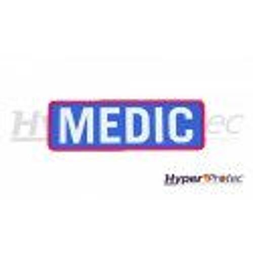 Patch Airsoft Medic Couleur Bleu