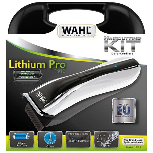 Wahl Kit De Tondeuse À Cheveux 13 Pcs Lithium Pro Led 6w