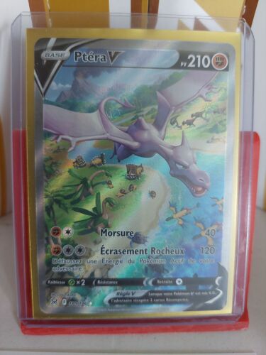 Ptéra V 180 196 Full Art Alternative - Ultraboost X Epée Et Bouclier 11 Origine Perdue - Coffret De 10 Cartes Pokémon Françaises