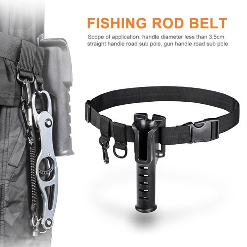 Ceinture De Taille Ajustable Pour Canne À Pêche, Accessoire Pour Pêche À La Ligne, Rotation À 90 Degrés