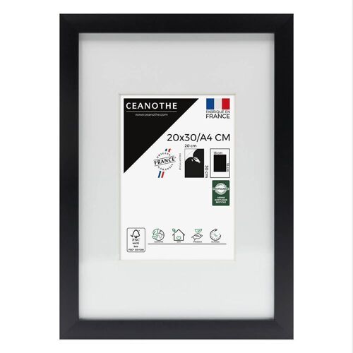 cadre photo ceanothe 20x30 13x18 milan nr