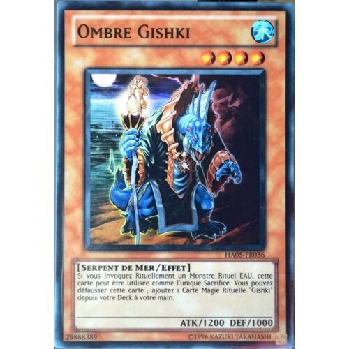 Carte Yu-Gi-Oh Ha05-Fr036 Ombre Gishki Neuf Fr