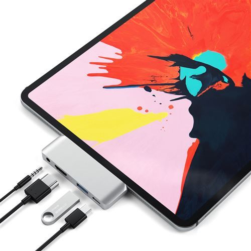 Satechi Aluminum Type-C Mobile Pro Hub Adapter - Station d'accueil - USB-C - HDMI