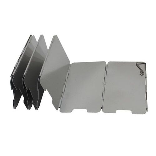 9 Plaques Cuisinière À Gaz Pare-Brise Camping En Plein Air Cuisson Barbecue Cuisinière À Gaz En Alliage D'aluminium Pare-Vent Bouclier Équipement De Camping