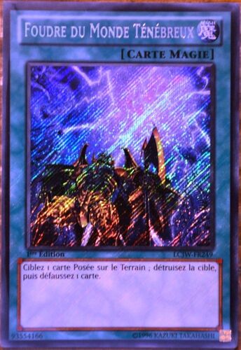 Carte Yu-Gi-Oh Lcjw-Fr249 Foudre Du Monde Ténébreux Neuf Fr