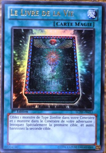 Carte Yu-Gi-Oh Lcjw-Fr211 Le Livre De La Vie Neuf Fr