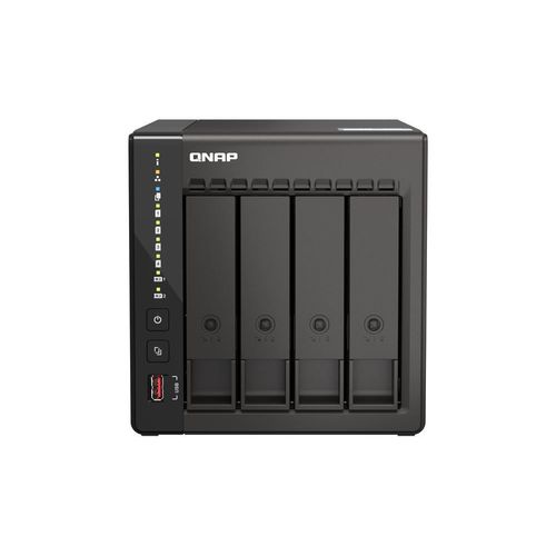 QNAP TS-453E - Serveur NAS - 4 Baies - SATA 6Gb/s - RAID 0, 1, 5, 6, 10, 50, JBOD, 60 - RAM 8 Go - 2.5 Gigabit Ethernet - iSCSI support