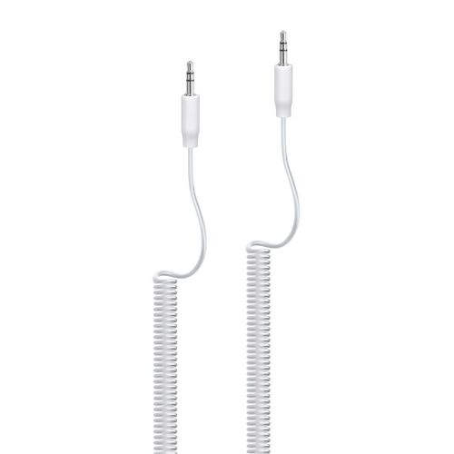 Câble et Connectique Accsup CABLE SPIRALE JACK 3,5 / JACK 3,5 1,5M BLANC