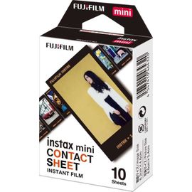 Film papier photo instantané Fujifilm Instax Mini Contact Sheet - Pack de 10