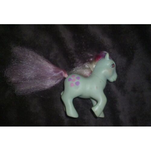 Vintage G1 Mon Petit Poney My Little Pony Hasbro 1985 Pat.Pend. Bleu Ciel