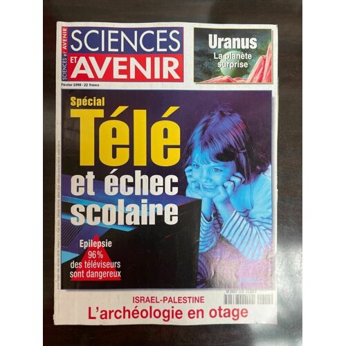 Sciences Et Avenir Nº612 Spécial Télé Et Échec Scolaire 1998