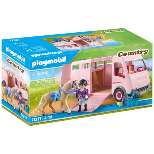Playmobil Country 71237 - Van Avec Chevaux