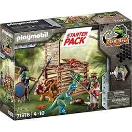 Playmobil Dino Rise 71378 - Starter Pack Explorateurs Et Bébé Tricératops