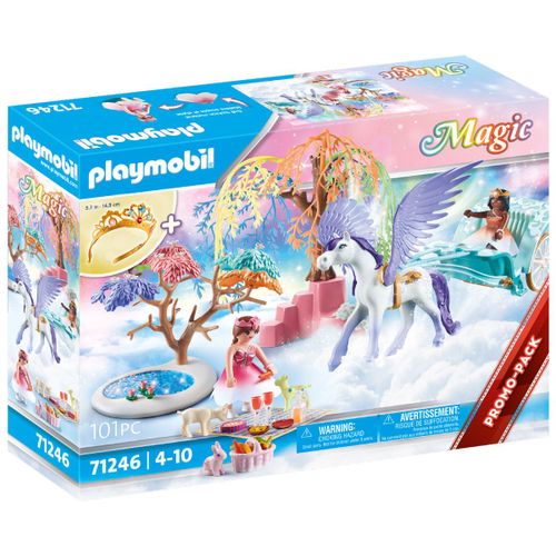 Playmobil Magic 71246 - Calèche Et Cheval Ailé