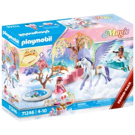 Playmobil Magic 71246 - Calèche Et Cheval Ailé