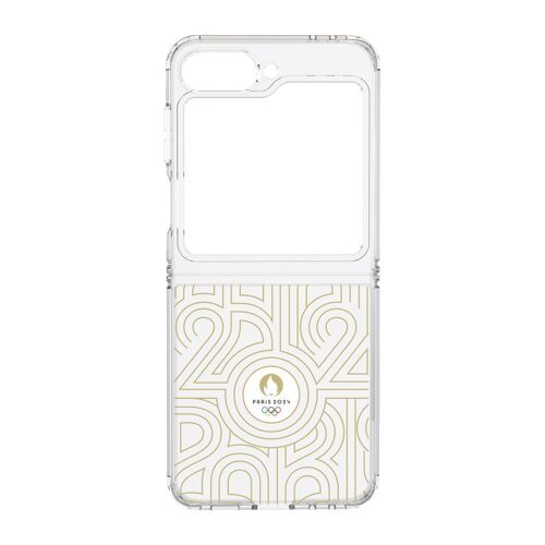 Coque Transparente Pour Samsung Galaxy Z Flip 6 'art Déco Paris 2024'