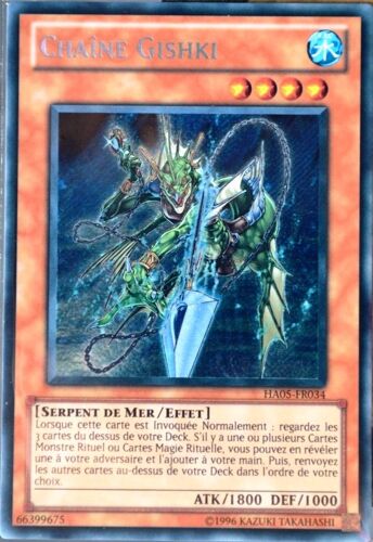 Carte Yu-Gi-Oh Ha05-Fr034 Chaîne Gishki Neuf Fr