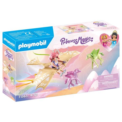 Playmobil Princess Magic 71363 - Princesse Et Poulains Ailés