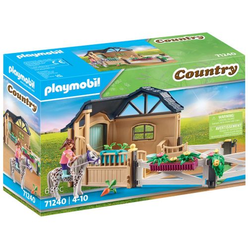 Playmobil Country 71240 - Extension Box Avec Cheval