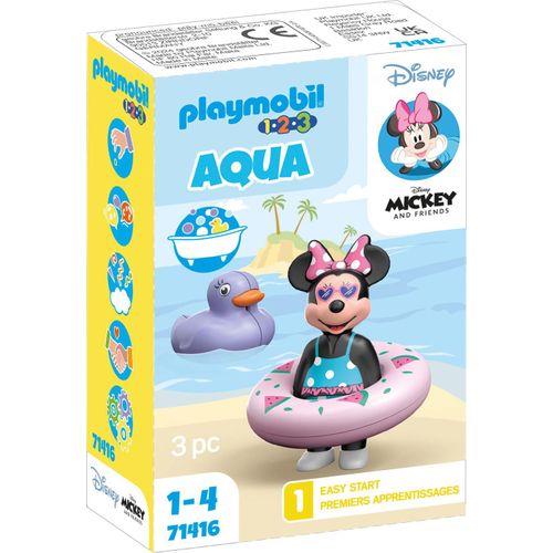 Playmobil 123 71416 - Disney : Minnie avec bouée