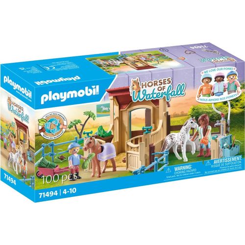 Playmobil Horses Of Waterfall 71494 - Cavalières Avec Box Et Poneys