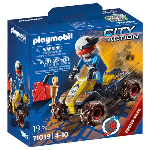 Playmobil City Action 71039 - Pilote et quad