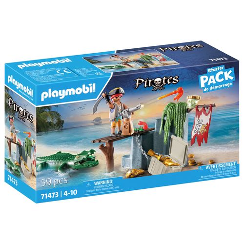 Playmobil Pirates 71473 - Pirate Avec Alligator (Pack De Démarrage)