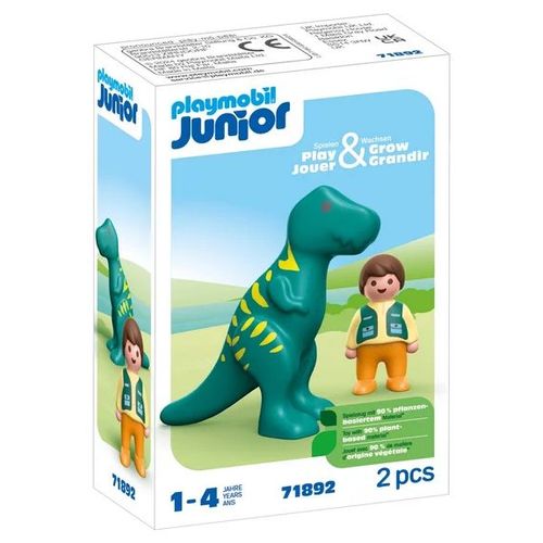 Playmobil Junior 71892 - Garçon Et Dinosaure