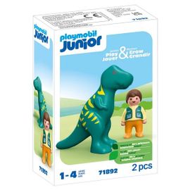 Playmobil Junior 71892 - Garçon Et Dinosaure