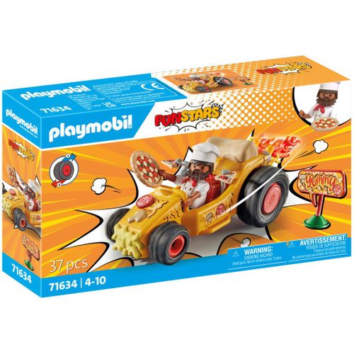 Playmobil Funstars 71634 - Pizzaïolo Et Kart