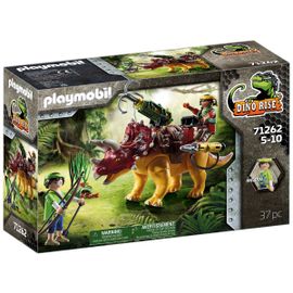 Playmobil Dino Rise 71262 - Tricératops Et Soldats