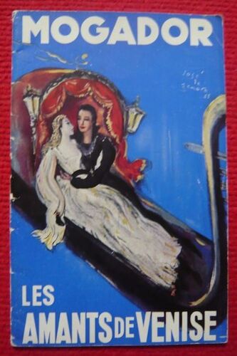 Programme Mogador Les Amants De Venise 1953 