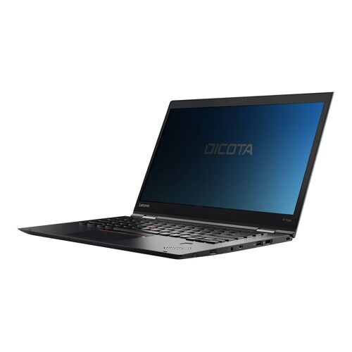 DICOTA - Filtre de confidentialité pour ordinateur portable - à double sens - module d'extension/adhésif - noir - pour Lenovo ThinkPad X1 Yoga (2nd Gen) 20JD, 20JE, 20JF, 20JG