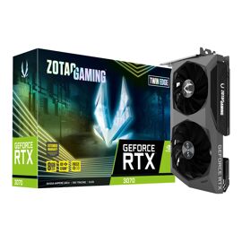 ZOTAC GAMING GeForce RTX 3070 Twin Edge LHR - Carte graphique - GF RTX 3070 - 8 Go GDDR6 - PCIe 4.0 x16 - 3 x DisplayPort, HDMI