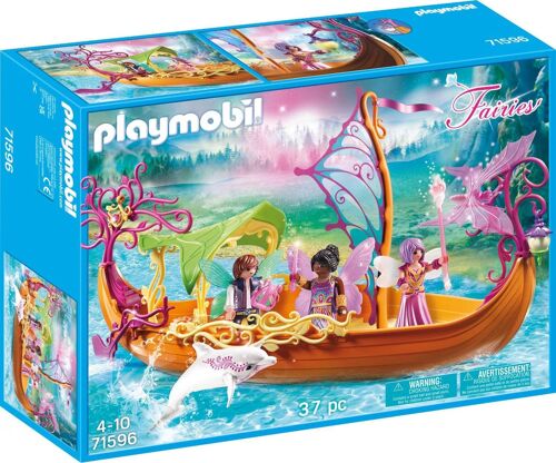 Playmobil Fairies 71596 - Bateau Des Fées Enchanté