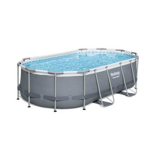 Structure complète + liner pour piscine Bestway grise 427 x 250 x 100 cm