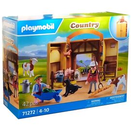 Playmobil Country 71272 - La valisette transportable : L'étable Country