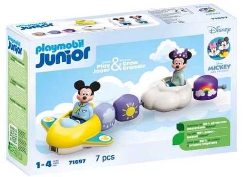 Playmobil Junior 71697 - Disney Train des nuages de Mickey et Minnie