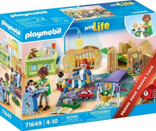 Playmobil My Life 71649 - Assistante maternelle et bébés - Promo Pack