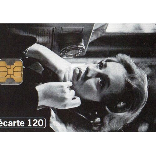 Telecarte 120 Unites Telephone Et Cinema - Jeanne Moreau -Ascenseur Pour L'echafaud - 1957 - Un Film De Louis Malle