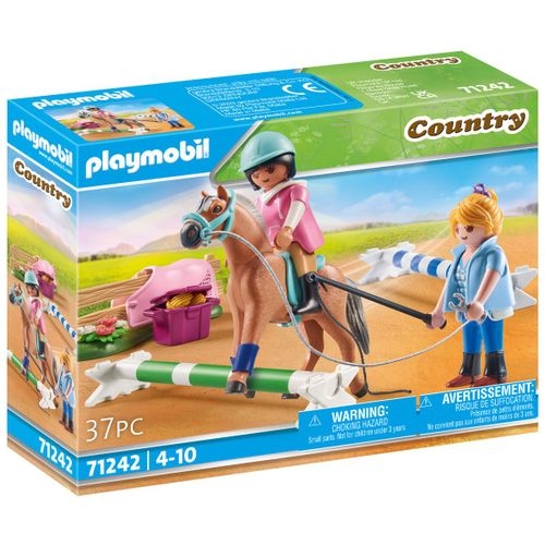 Playmobil Country 71242 - Cavalière Et Cheval Avec Monitrice